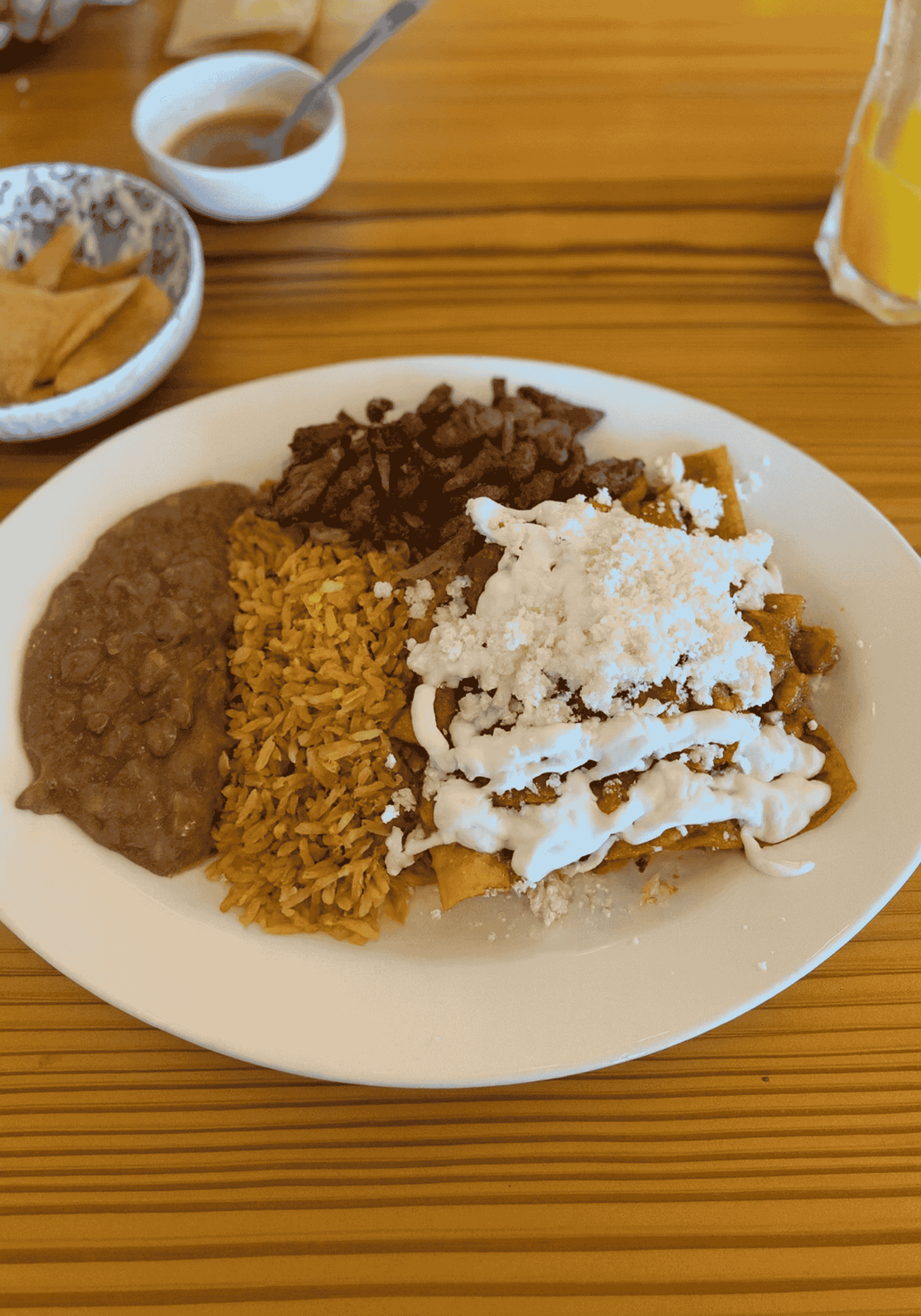 enchiladas-beans-rice